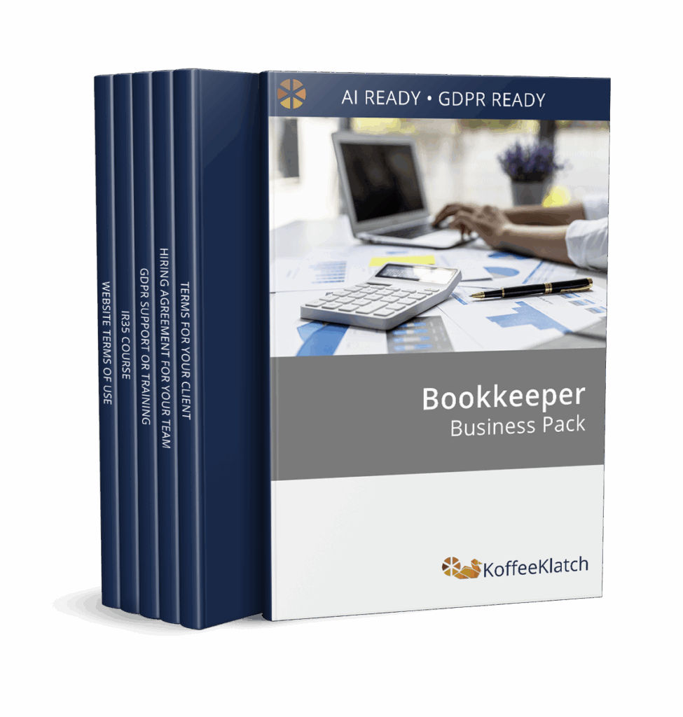 Bookkeeper contract templates - UK Business Bundle pack