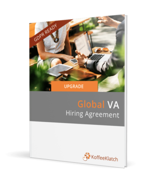 International Virtual Assistant contract template - Hiring Agreement UPGRADE