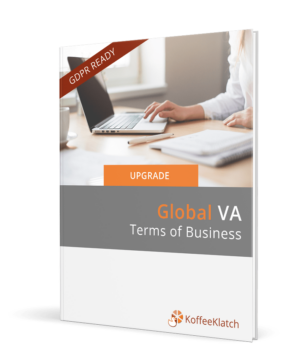 International Virtual Assistant contract template - Terms of Business UPGRADE