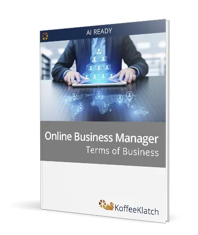 Online Business Manager contract templates UK