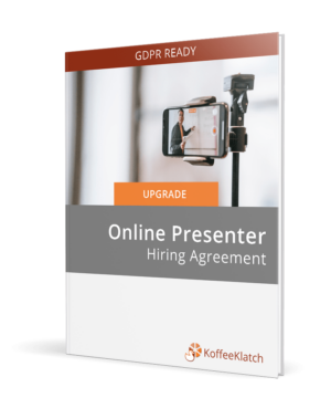 Online Presenter Hiring Agreement | Upgrade