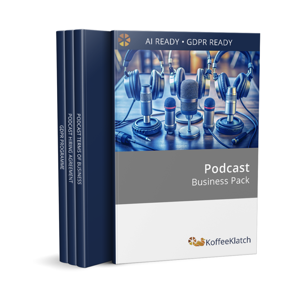 Podcast contract templates - business basics bundle