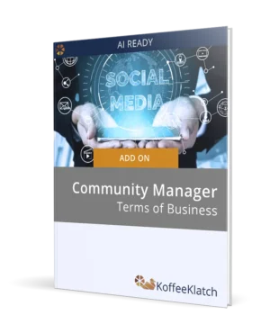 Community Manager AI Ready Terms of Business | Addon
