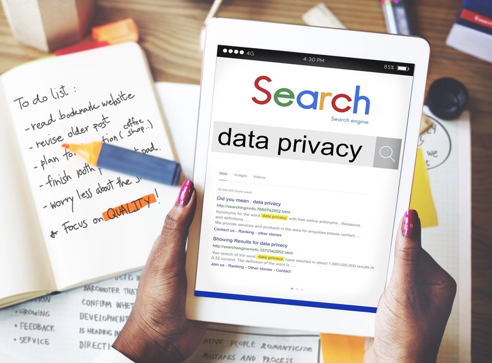 graphic to show data privacy concept