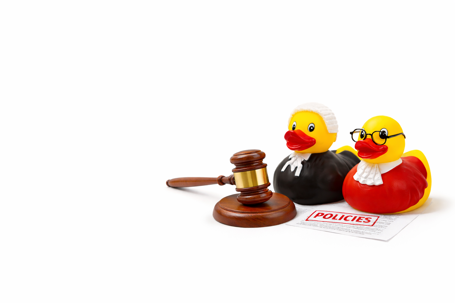 legal duckies Illustrating legal policies