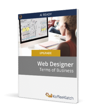 Web Designer AI ready Terms of Business | Upgrade